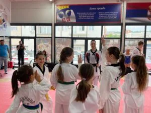 Druzenje sa sampionima u tekvondo klubu galeb