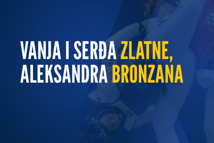 Vanja i Serđa zlatne, Aleksandra bronzana